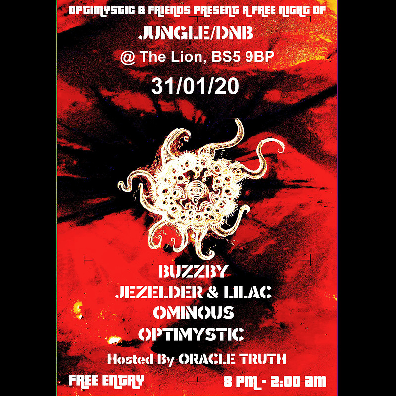 Optimystic & Friends Free Jungle/DnB Session 24 at The Lion BS5