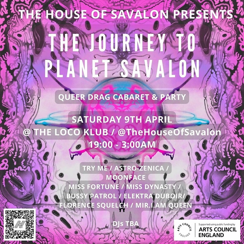 HoS Presents: The Journey to Planet Savalon at The Loco Klub