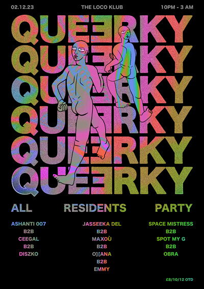 QUEERKY HOLIDAY RAVE w/ ALL RESIDENTS at The Loco Klub