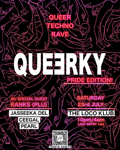 QUEERKY Pride Edition! w// RANKS (From PLU) at The Loco Klub in Bristol