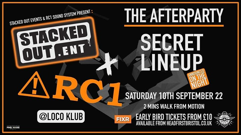 RC1 x Stacked Out Presents: The Afterparty at The Loco Klub