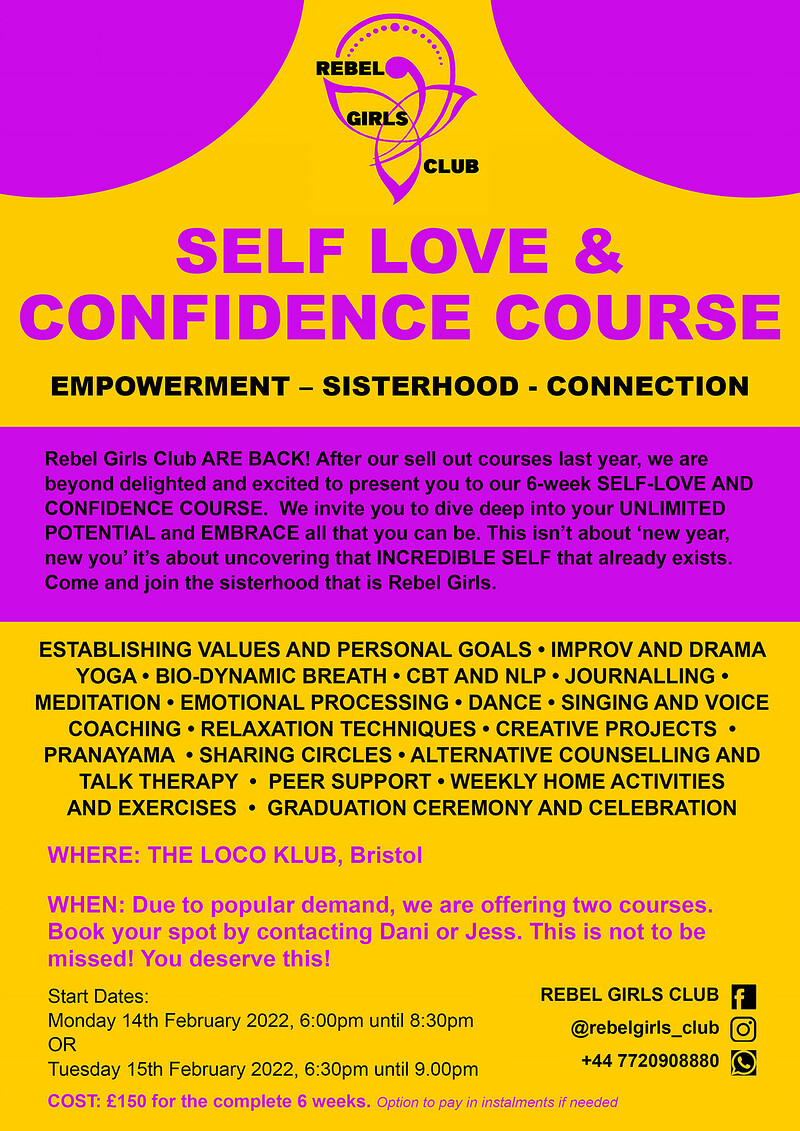 SELF LOVE AND CONFIDENCE COURSE at The Loco Klub