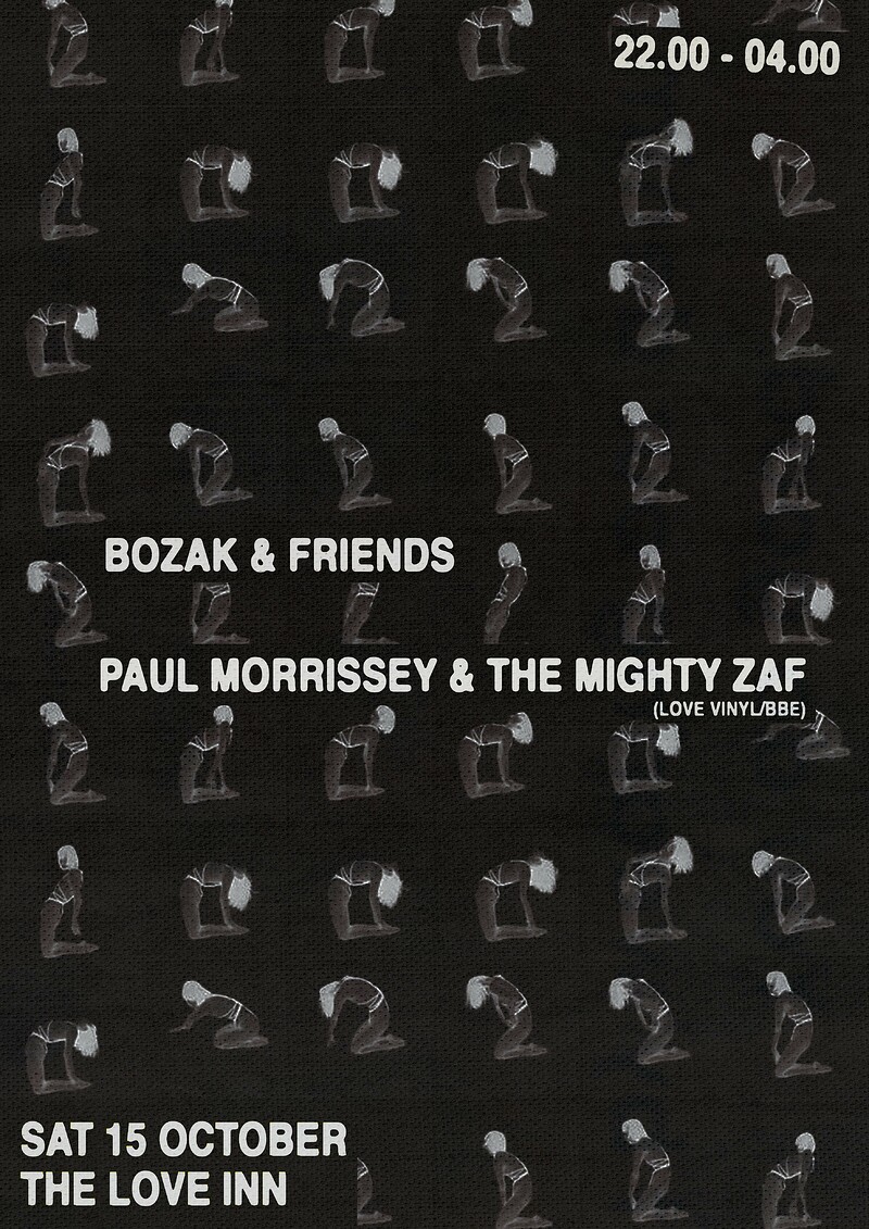 Bozak & Friends, Paul Morrissey & The Mighty Zaf at The Love Inn