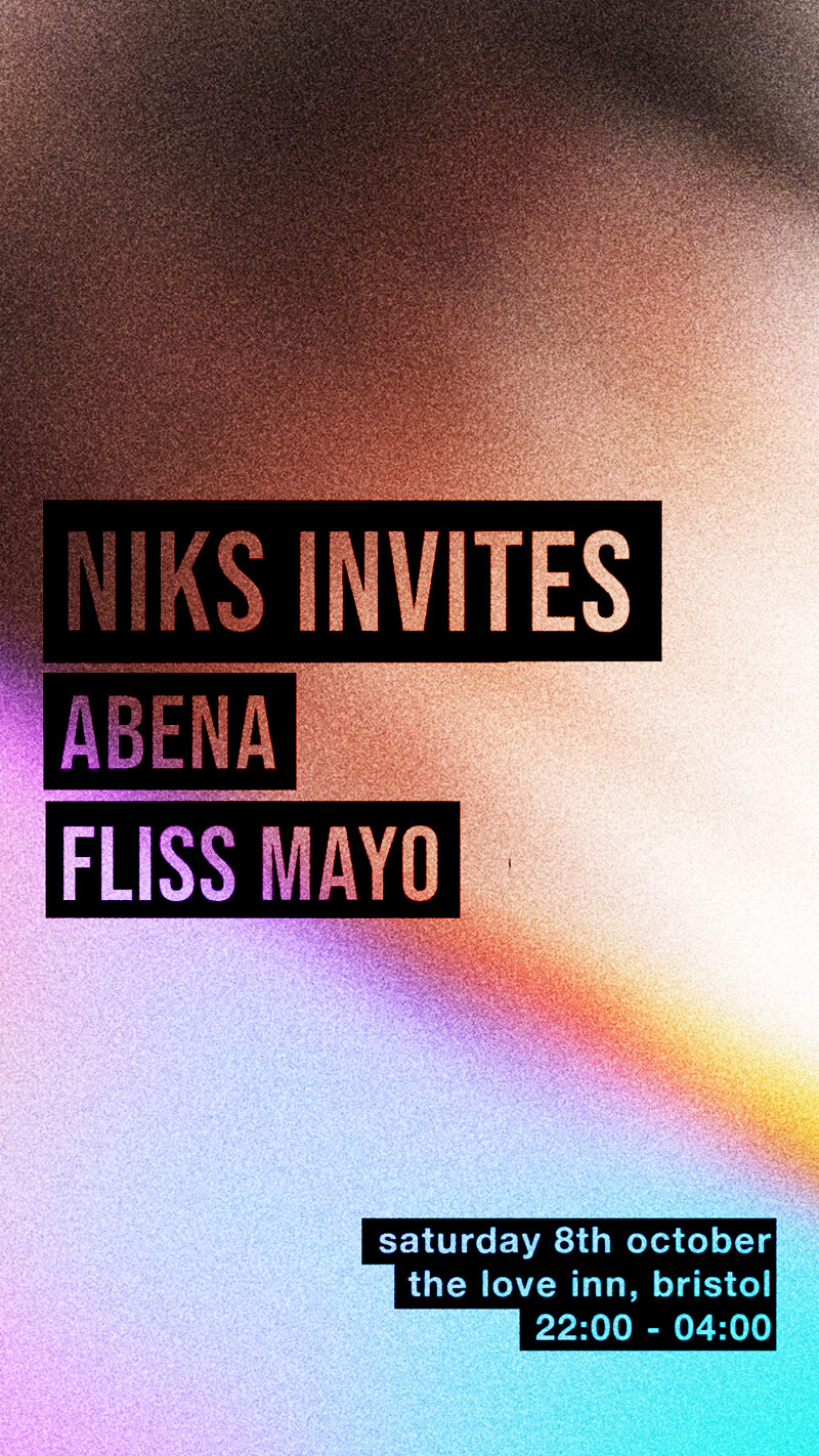 NIKS invites Abena & Fliss Mayo at The Love Inn