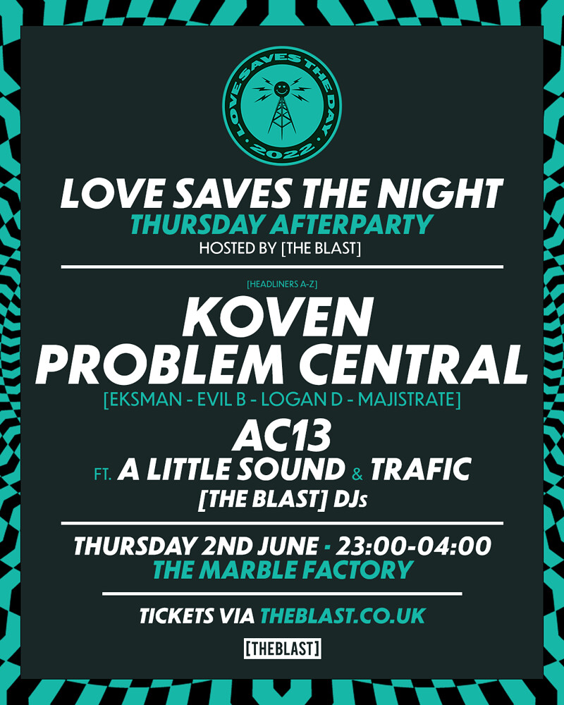 Love Saves The Night x  // Thursday at The Marble Factory