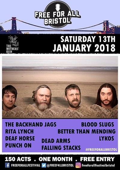 Dead Arms, The Backhand Jags, Rita Lynch, Punch On at The Mothers Ruin