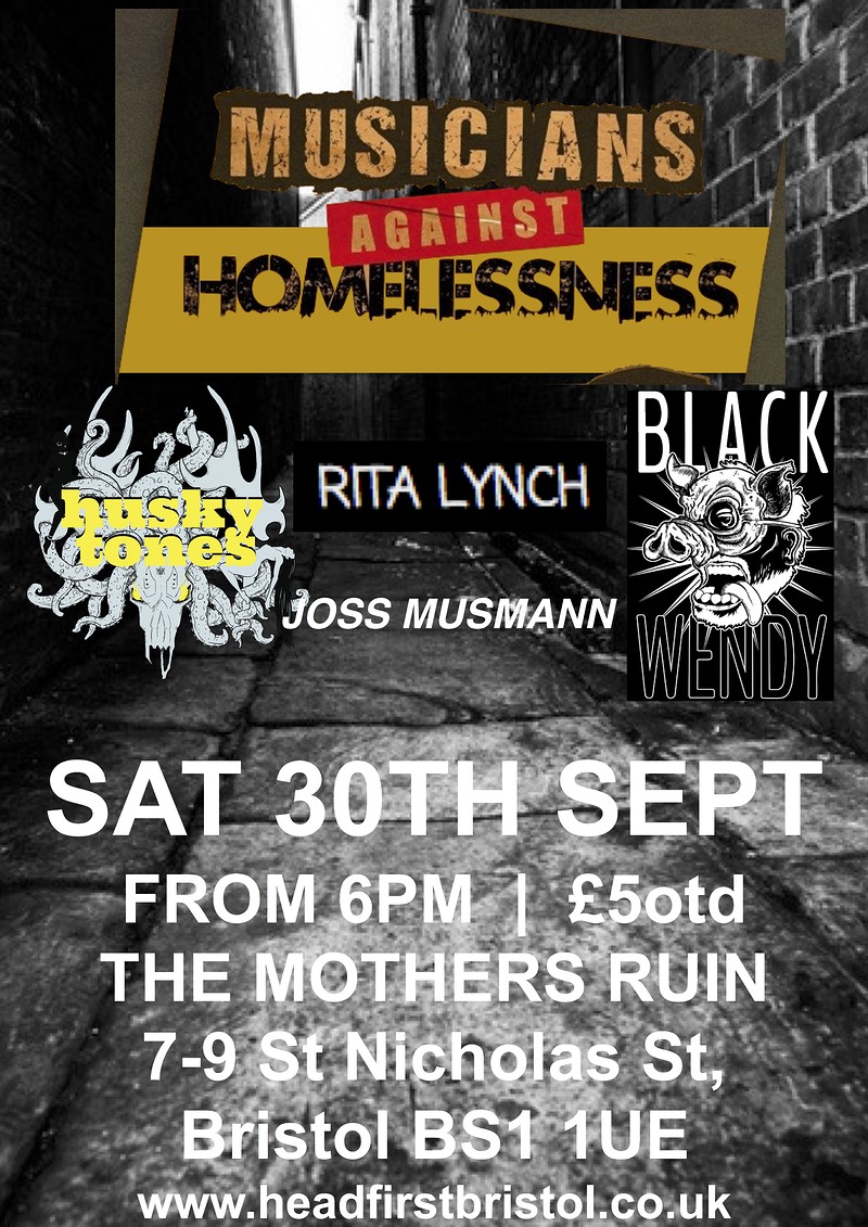 Musicians Against Homelessness Bristol at The Mothers Ruin