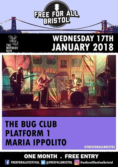 The Bug Club, Platform 1, Maria Ippolito at The Mothers Ruin