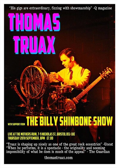 Thomas Truax plays Bristol + The Billy Shinbone Sh at The Mothers Ruin