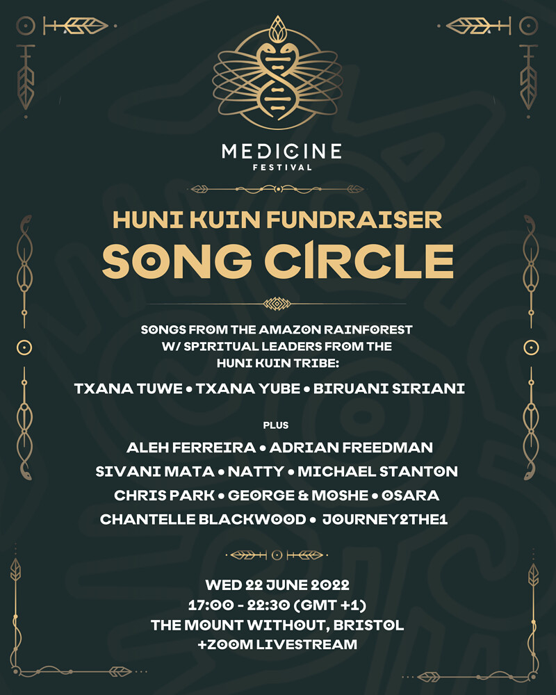 Medicine | Huni Kuin Fundraiser & Song Circle at The Mount Without