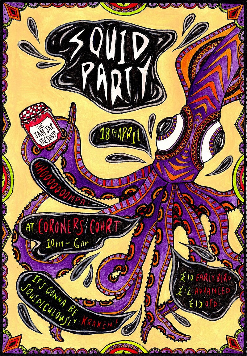 Squid Party at The Old Coroners Court