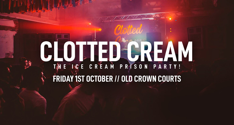 Clotted Cream: The Ice Cream Prison Party at The Old Crown Courts