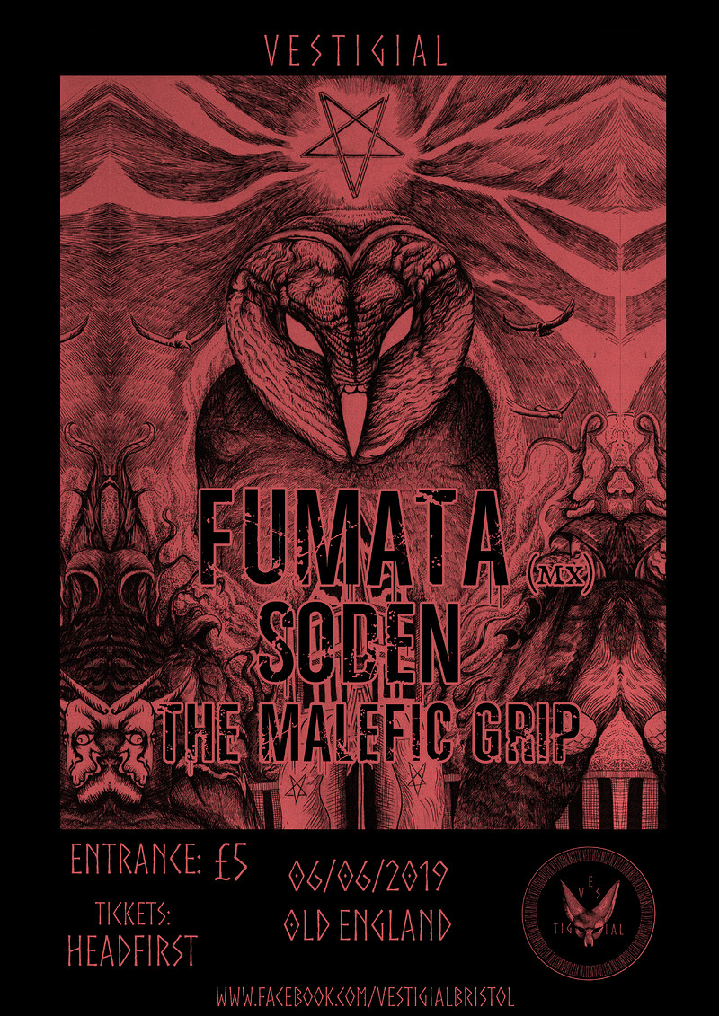 Fumata  / SODEN / Malefic Grip at The Old England Pub