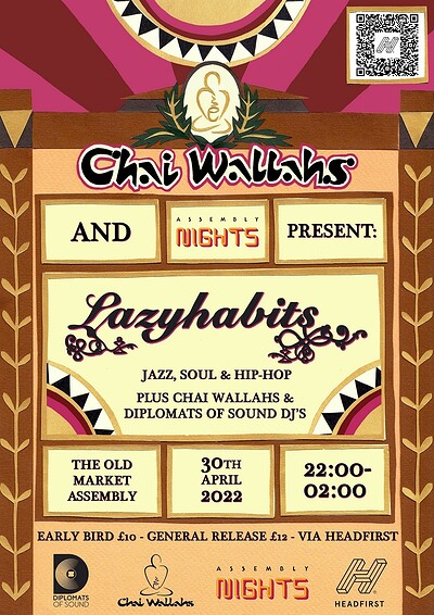 Chai wallahs: Lazy Habits & The Diplomats of Sound at The Old Market Assembly in Bristol