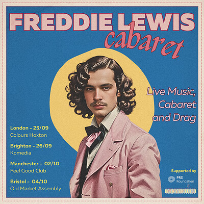 Freddie Lewis Cabaret Tour at The Old Market Assembly