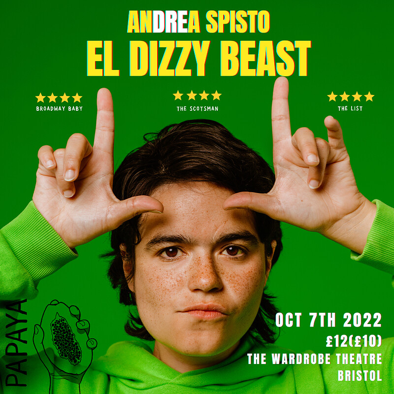 PAPAYA Fest: Andrea Spisto: El Dizzy Beast at The Old Market Assembly