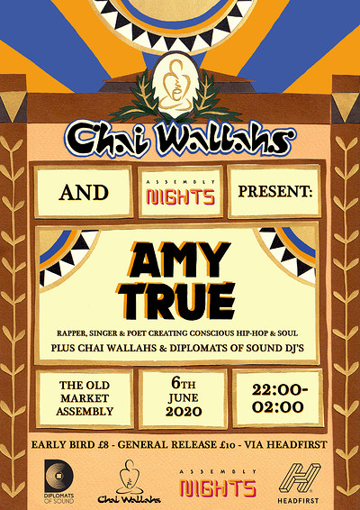 POSTPONED! Chai Wallahs Presents: Amy True at The Old Market Assembly in Bristol