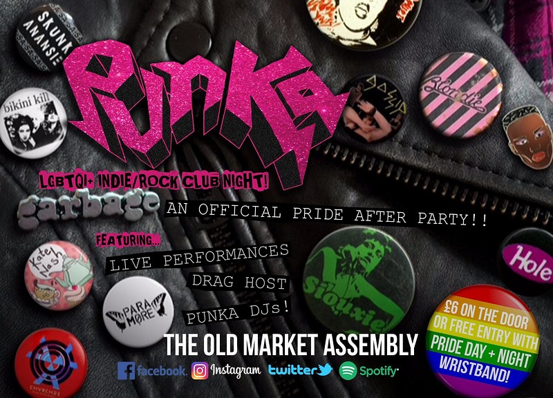 PUNKA - An Official Bristol Pride After Party at The Old Market Assembly