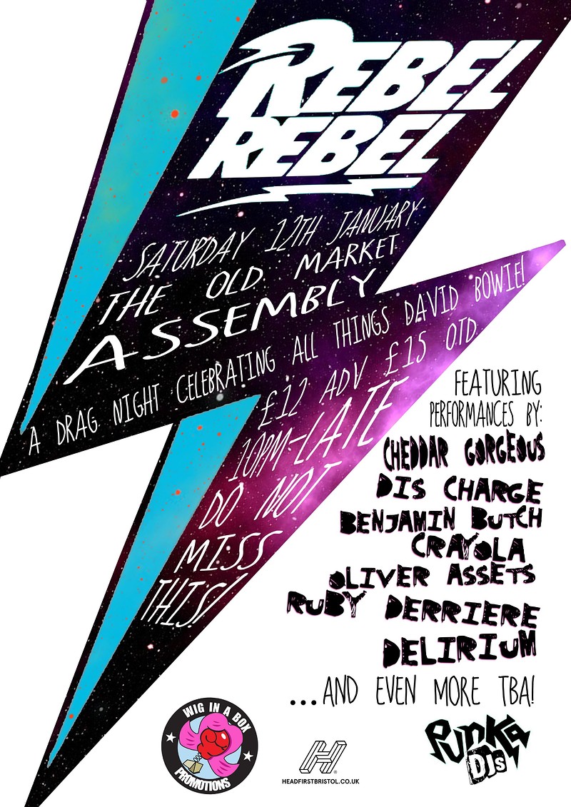 Rebel Rebel - A drag night celebrating all things at The Old Market Assembly