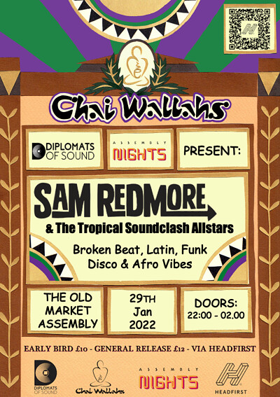 Sam Redmore & The Tropical Soundclash Allstars at The Old Market Assembly in Bristol