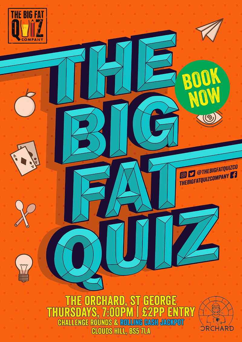 THE BIG FAT QUIZ at The Orchard Coffee & Co