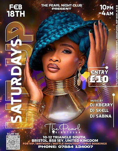 LIT UP SATURDAYS at THE PEARL NIGHTCLUB 10-12 TRIANGLE SOUTH BS8 1EY