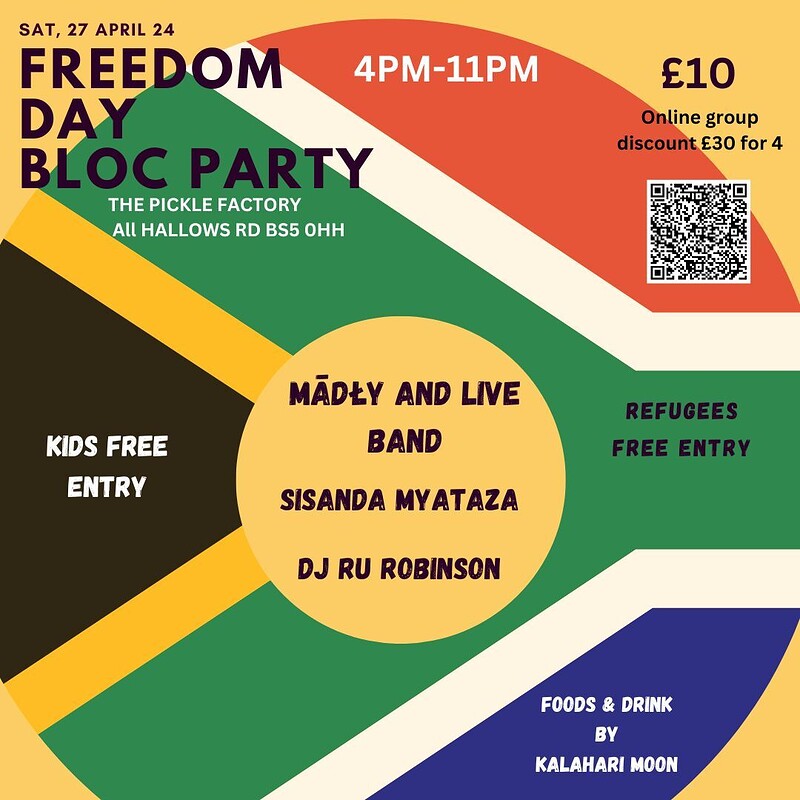 Freedom Day Bloc Party at The Pickle Factory, 13 All Hallows Rd, Easton, Bristol BS5 0HH