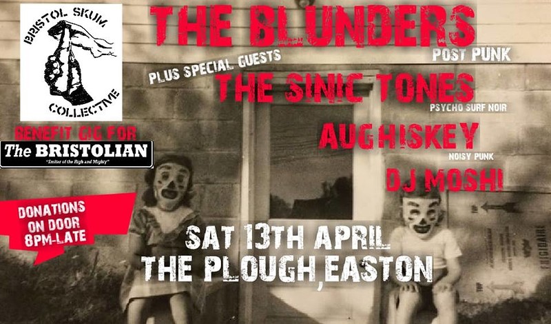 The Blunders, The Sinictones & Aughiskey at The Plough Inn