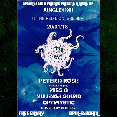Optimystic & Friends free Jungle/dnb session at The Red Lion, BS5