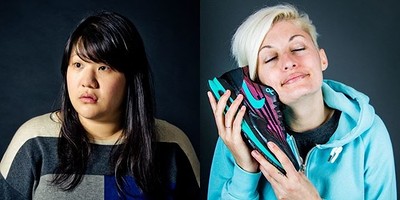 Evelyn Mok & Harriet Dyer at The Room Above