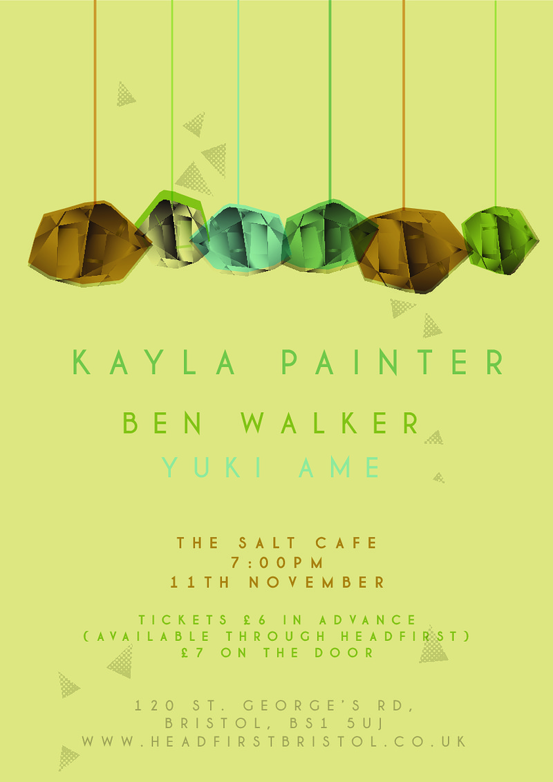 Kayla Painter / Ben Walker / Yuki Ame at The Salt Cafe