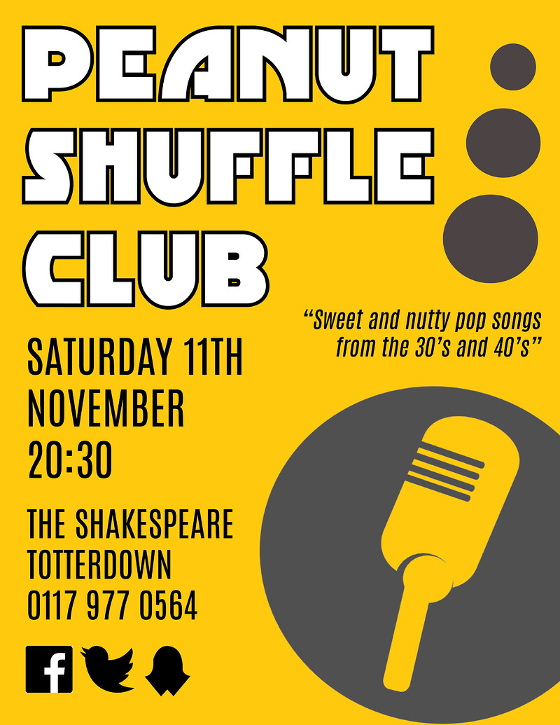 Peanut shuffle club at the Shakespeare at The Shakespeare Totterdown