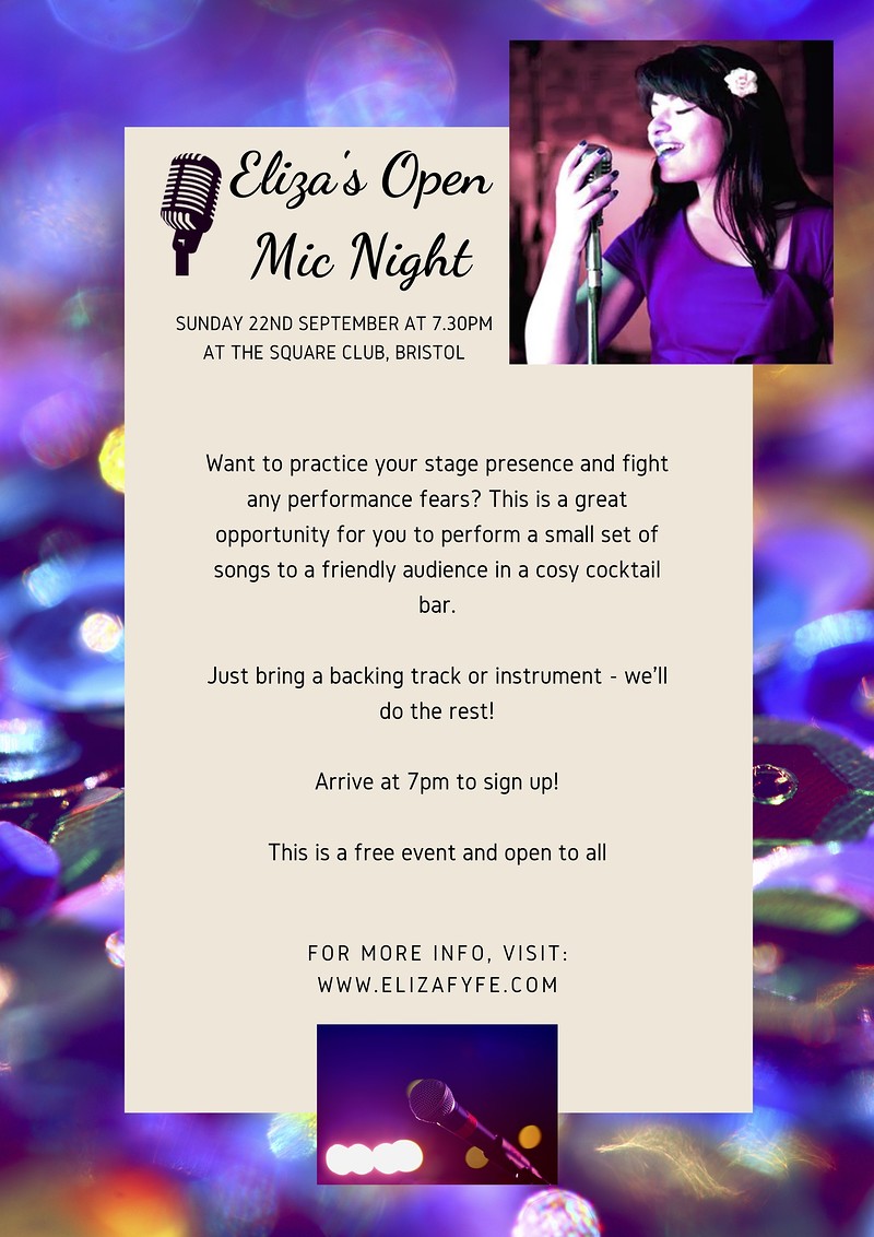 Eliza's Open Mic Night at The Square Club