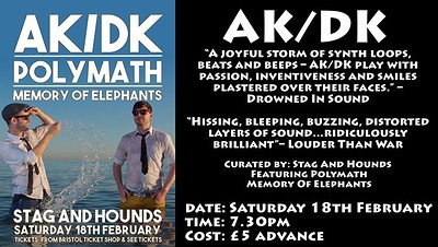 AK/DK Polymath Memory Of Elephants at The Stag And Hounds