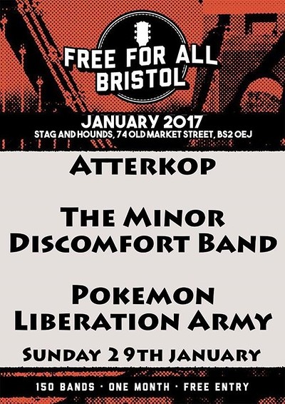Atterkop, The Minor Discomfort Band, at The Stag And Hounds