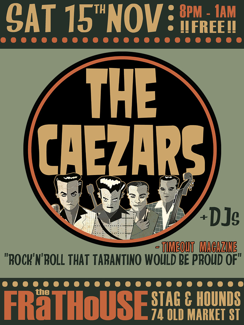 Free Frathouse - The Caezars at Stag &amp; Hounds