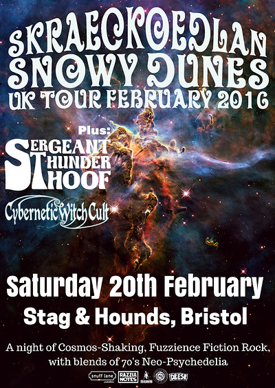 Skraeckoedlan & Snowy Dunes at The Stag &amp; Hounds