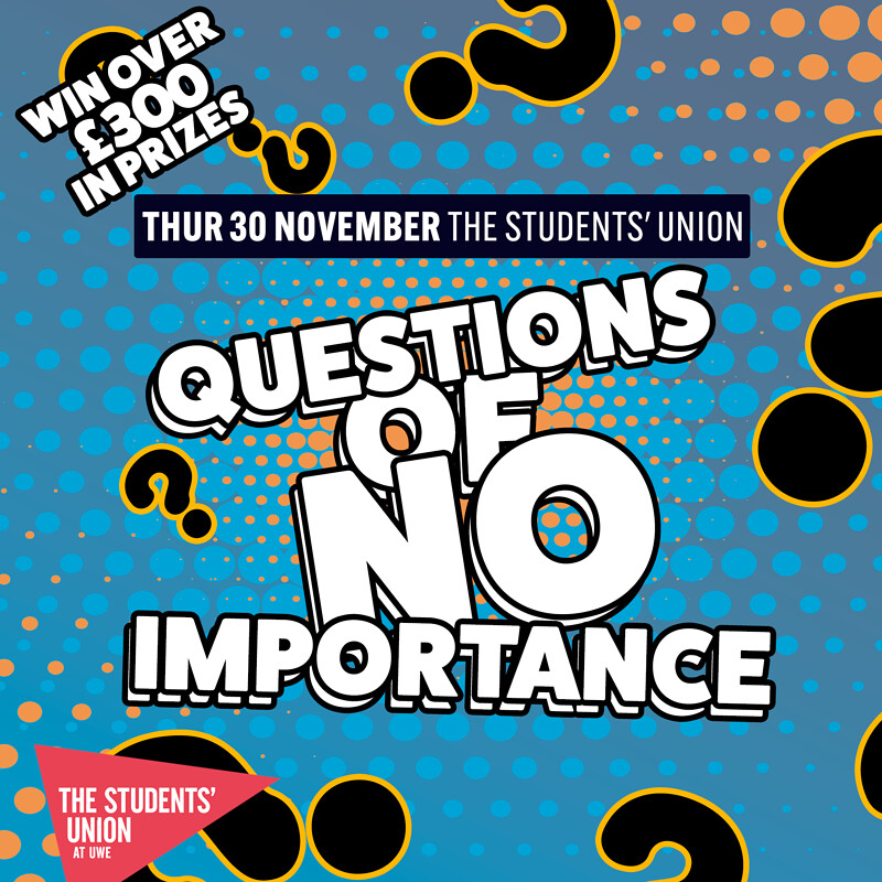 Questions Of No Importance - Christmas Special at The Students' Union at UWE
