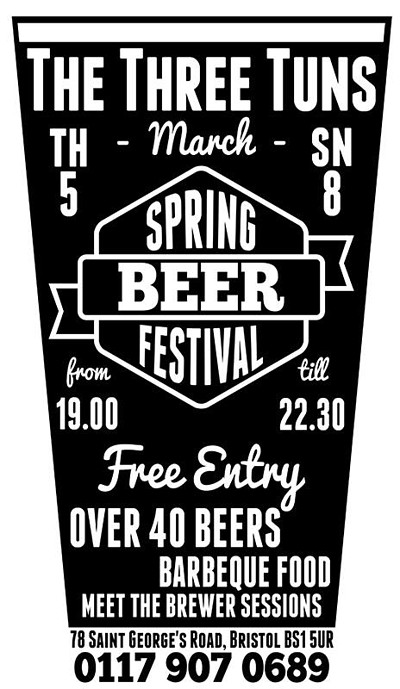 Spring Beer Festival at The Three Tuns