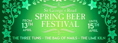 St George's Road Spring Festival at The Three Tuns