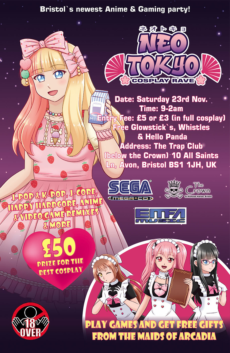 Neo Toyko Cosplay rave at The trap 10 All Saints Ln, Avon, Bristol BS1 1JH, United Kingdom