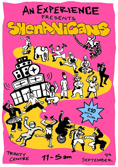 AnExperience Presents ... SHeNaNiGaNs at The Trinity Centre in Bristol