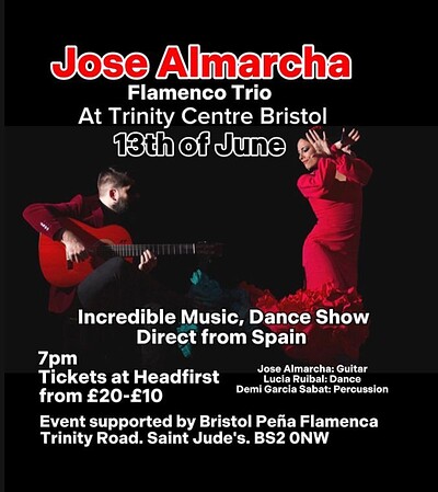 José Almarcha Flamenco Trio at The Trinity Centre