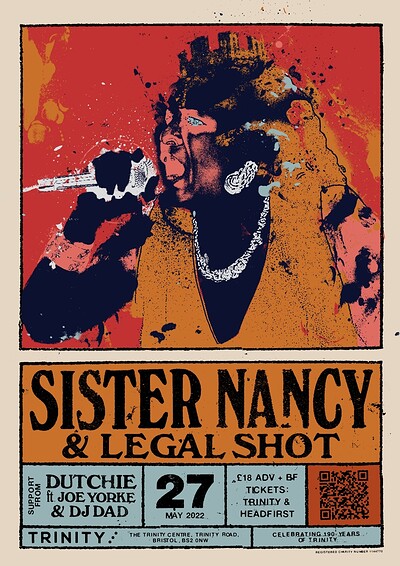 Sister Nancy & Legal Shot Sound at The Trinity Centre in Bristol