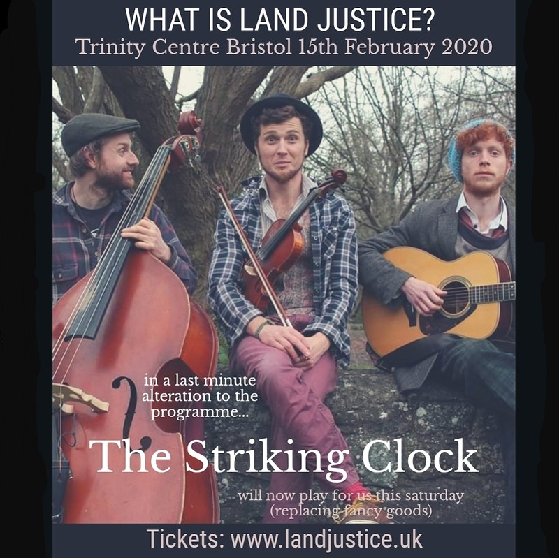 What is Land Justice? It's a fundraiser at The Trinity Centre