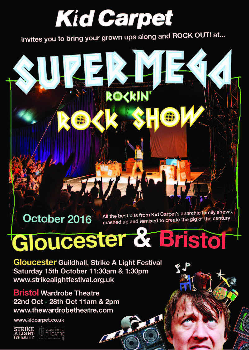 Kid Carpet's Super mega Rockin Rock Show at The Wardrobe Theatre