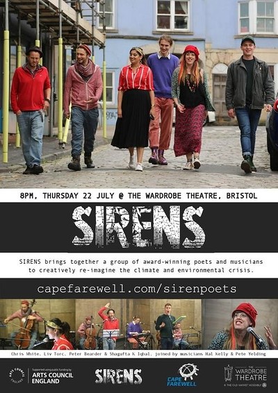 SIRENS: Music. Spoken Word. Climate. Theatre at The Wardrobe Theatre