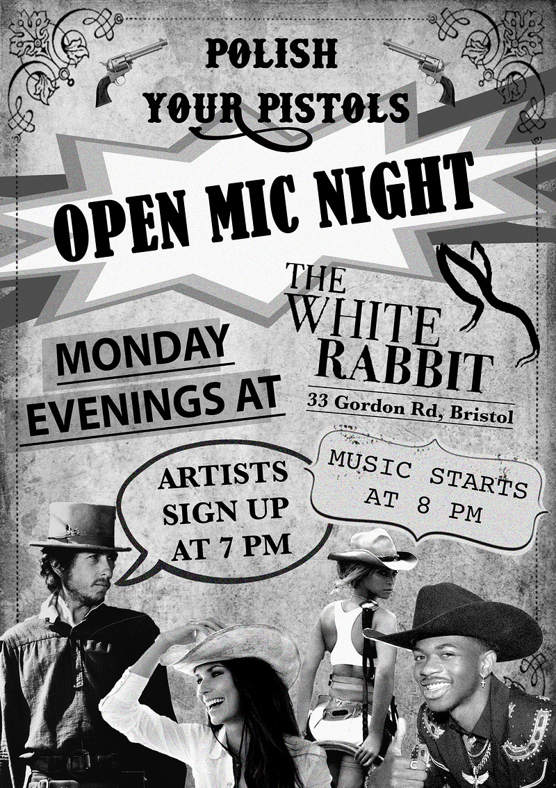 Polish Your Pistols - Open Mic Night at The White Rabbit