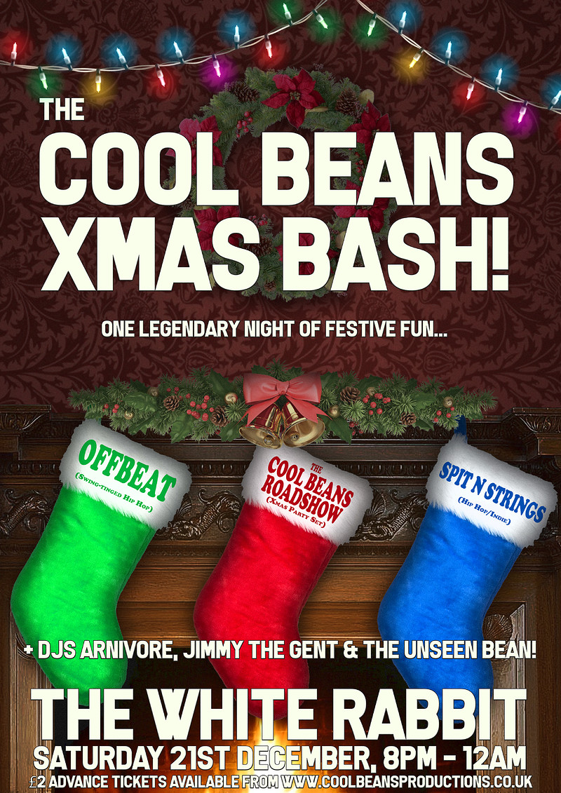 The Cool Beans Xmas Bash + Offbeat & David Hoare at The White Rabbit