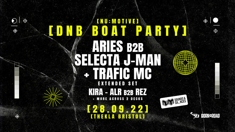 Freshers DNB Boat Party Aries B2B Selecta J-Man at Thekla